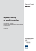 Shore displacement in northern Uppland during the last 6500 calender years