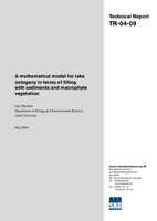 A mathematical model for lake ontogeny in terms of filling with sediments and macrophyte vegetation