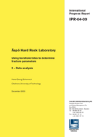 Äspö Hard Rock Laboratory. Using borehole tides to determine fracture parameters. 2 - data analysis