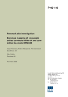 Forsmark site investigation. Boremap mapping of telescopic drilled borehole KFM03A and core drilled borehole KFM03B