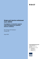 Single-well injection-withdrawal tests (SWIW). Investigation of evaluation aspects under heterogeneous crystalline bedrock conditions