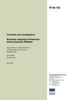 Boremap mapping of telescopic drilled borehole KFM04A. Forsmark site investigation