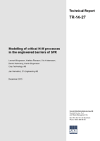 Modelling of critical H-M processes in the engineered barriers of SFR