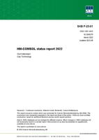 HM-COMSOL status report 2022. Updated 2023-08