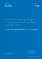 Semi-distributed hydrological modelling of Lake Eckarfjärden drainage basin. Water flux estimations based on HYPE-modelling