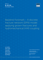 Baseline Forsmark - A discrete fracture network (DFN) model applying grown fractures and hydromechanical (HM) coupling