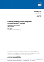 Reliability ranking of overcoring stress measurements at Forsmark