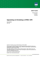 Upprymning och förslutning av KFR02 i SFR