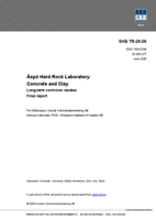Äspö Hard Rock Laboratory. Concrete and Clay. Long-term corrosion studies. Final report