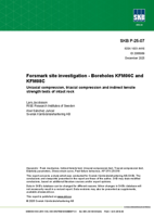 Forsmark site investigation - Boreholes KFM06C and KFM08C. Uniaxial compression, triaxial compression and indirect tensile strength tests of intact rock