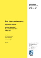 Äspö Hard Rock Laboratory. Backfill and Plug test. Sensors data report (Period 990601-040701) Report No:9