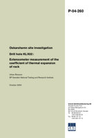 Drill hole KLX02: Extensometer measurement of the coefficient of thermal expansion of rock. Oskarshamn site investigation