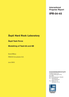 Äspö Hard Rock Laboratory. Äspö Task Force. Modelling of Task 6A and 6B