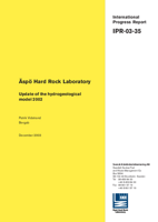 Äspö Hard Rock Laboratory. Update of the hydrogeological model 2002