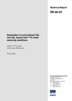 Dissolution of unirradiated UO2 and UO2 doped with 233U under reducing conditions