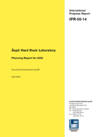 Äspö Hard Rock Laboratory. Planning report for 2005