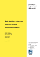 Äspö Hard Rock Laboratory. Temperature buffer test. Scoping design calculations