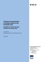 Chemical characteristics of surface waters in the Forsmark area. Evaluation of data from lakes, streams, and coastal sites